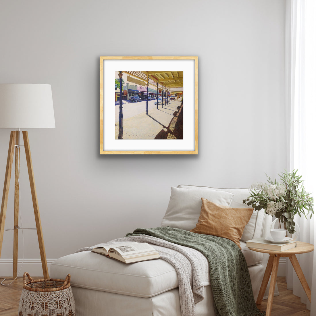 Blue Poles | Fine Art Print