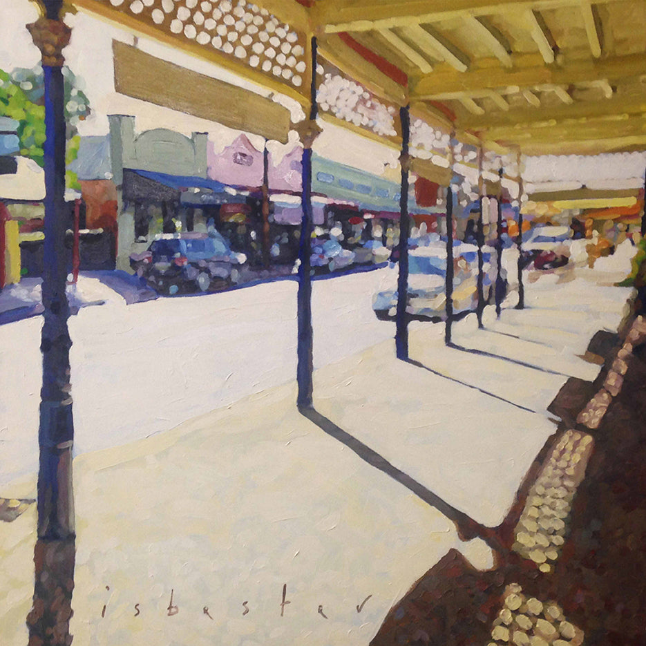 Blue Poles | Canvas Print