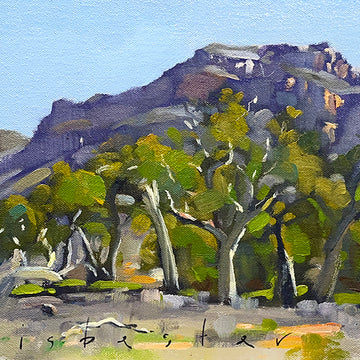 Creek and Bluff (8"x 8")