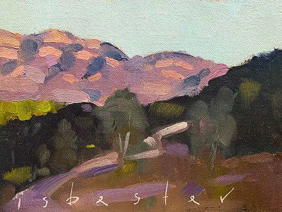 Elder Range at Sunset (6"x 8")