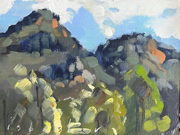 Grampians from The Valley (6"x 8")