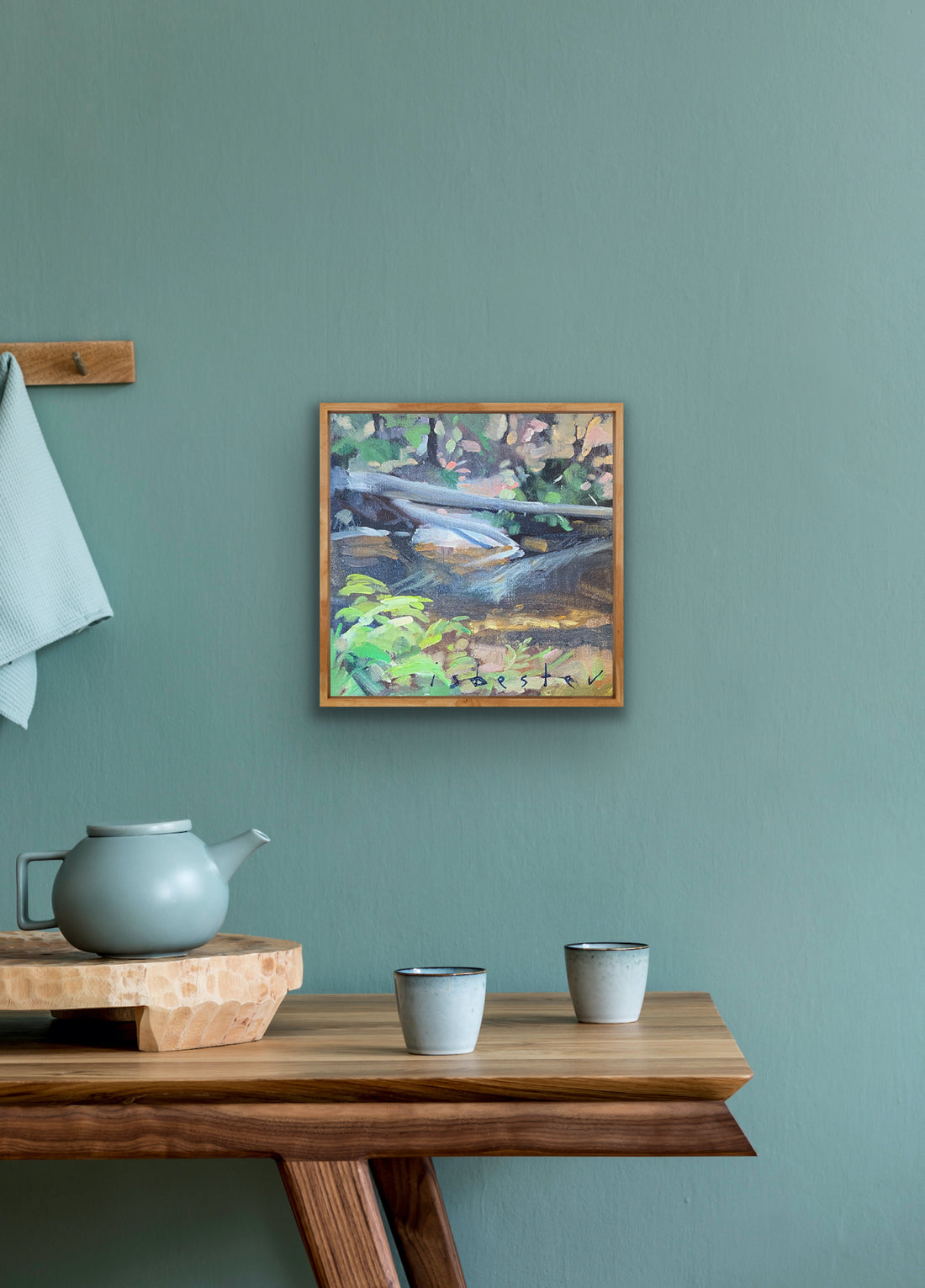 Yowaka River (8"x 8")