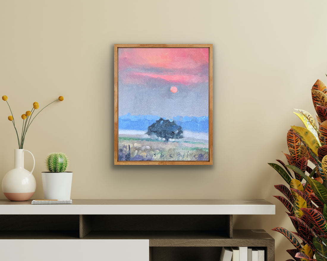Grassfire Sunset (8"x 10")