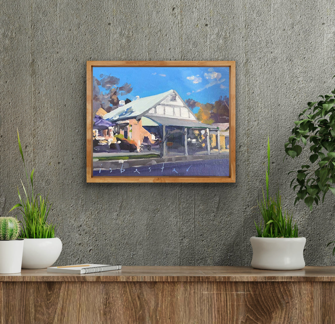 Old Mill Cafe - Millthorpe (8"x 10")