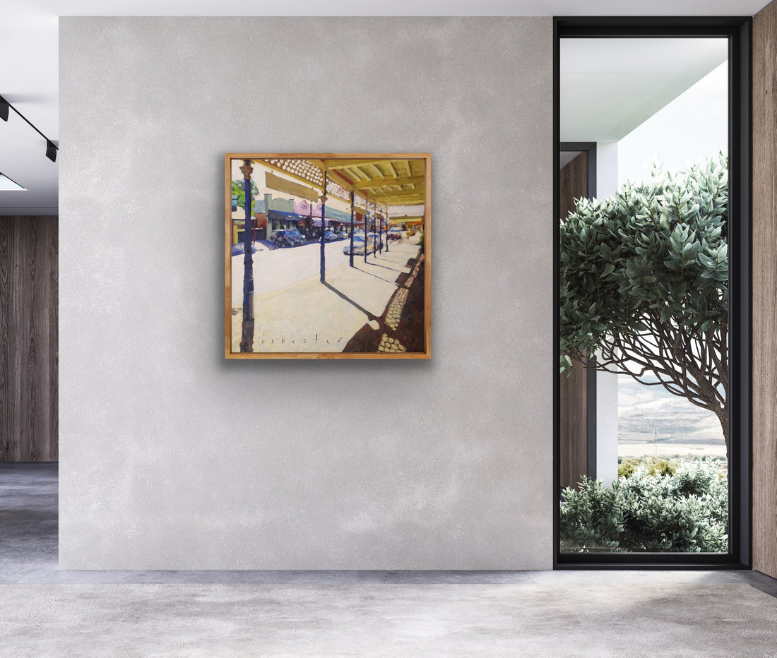 Blue Poles | Canvas Print