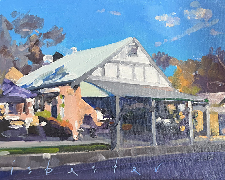 Old Mill Cafe - Millthorpe (8"x 10")